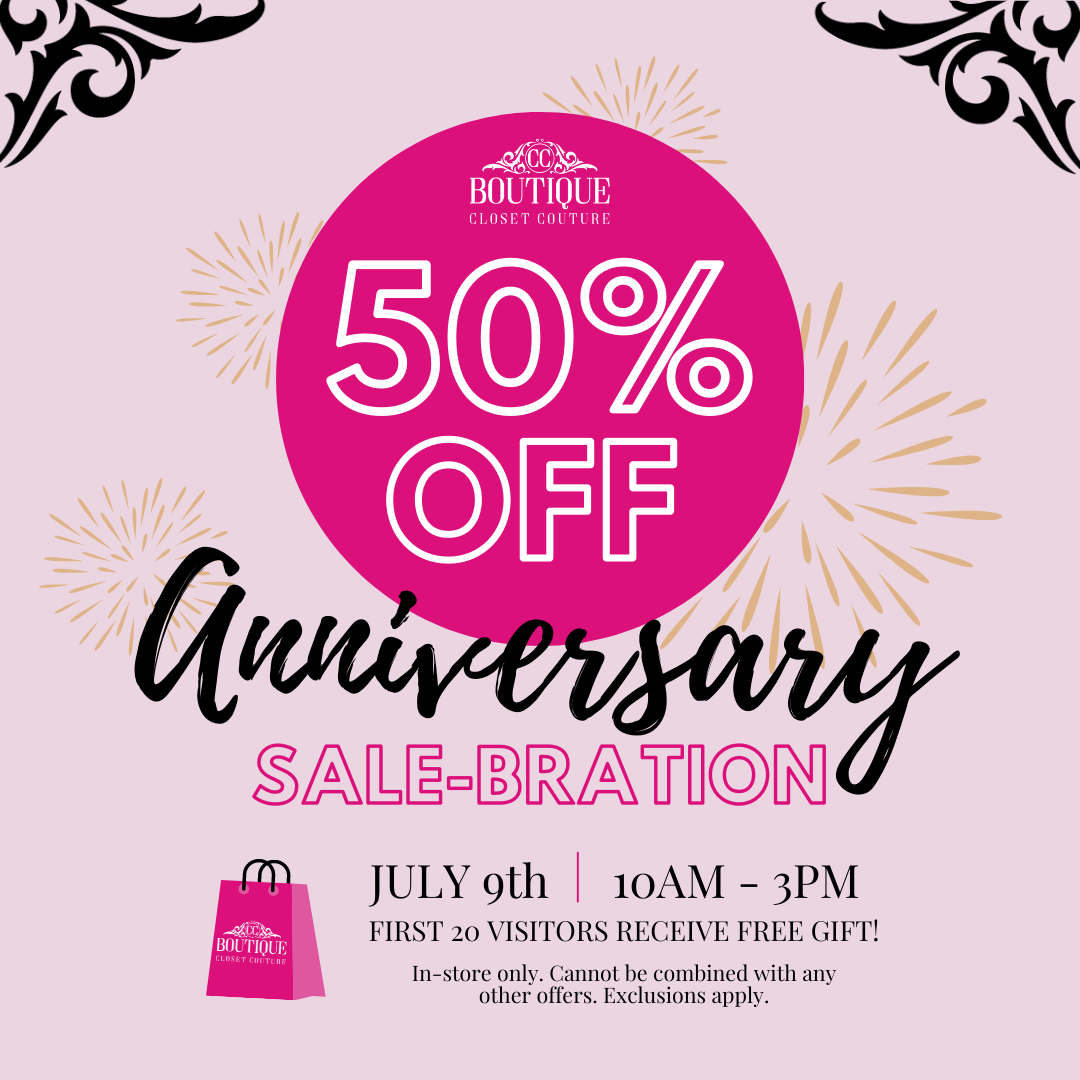 50% Off Anniversary Sale – Closet Couture